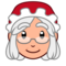 Mrs. Claus - Medium Light emoji on Emojidex